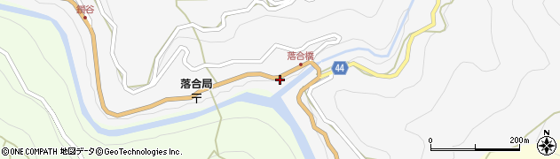 徳島県三好市東祖谷落合631周辺の地図