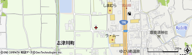 愛媛県松山市志津川町217周辺の地図