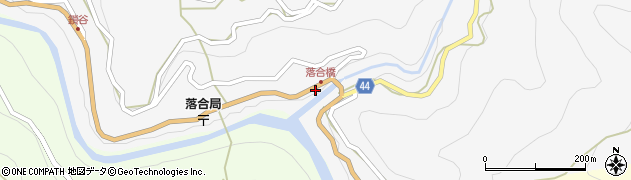 徳島県三好市東祖谷落合638周辺の地図