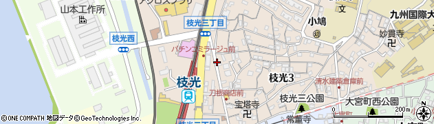 エディオン枝光店周辺の地図