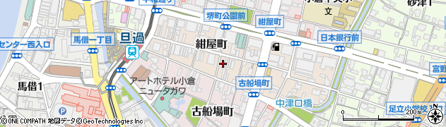 福岡県北九州市小倉北区紺屋町周辺の地図