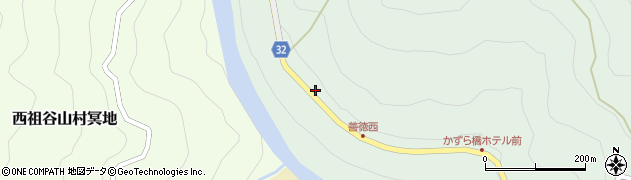 徳島県三好市西祖谷山村善徳1531周辺の地図