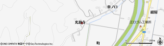 徳島県阿南市桑野町光源寺12周辺の地図