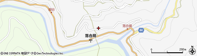 徳島県三好市東祖谷落合107周辺の地図