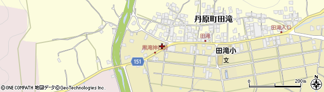 愛媛県西条市丹原町高松甲周辺の地図