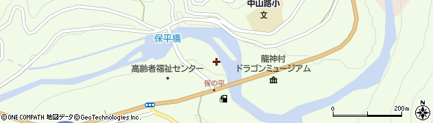 和歌山県田辺市龍神村柳瀬周辺の地図