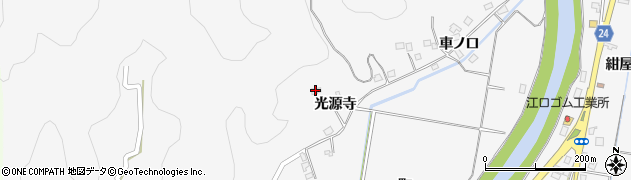 徳島県阿南市桑野町光源寺15周辺の地図