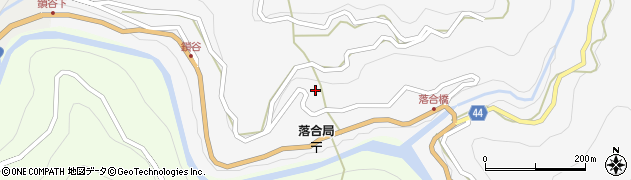 徳島県三好市東祖谷落合91周辺の地図