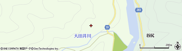 徳島県阿南市大田井町（松ノ岡）周辺の地図