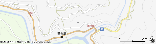 徳島県三好市東祖谷落合106周辺の地図