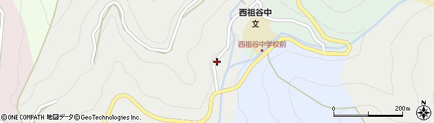 徳島県三好市西祖谷山村西岡81周辺の地図