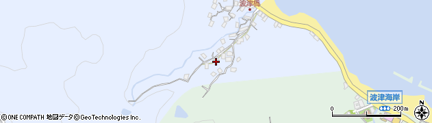 福岡県遠賀郡岡垣町波津180周辺の地図