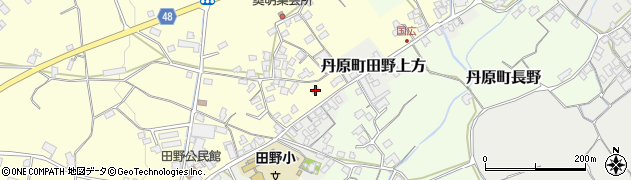 愛媛県西条市丹原町北田野1427周辺の地図