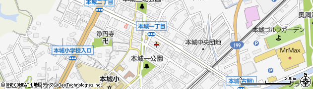セブンイレブン八幡本城１丁目店周辺の地図