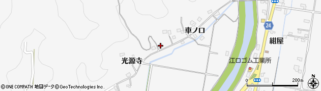 徳島県阿南市桑野町光源寺23周辺の地図