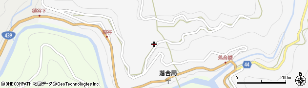 徳島県三好市東祖谷落合89周辺の地図