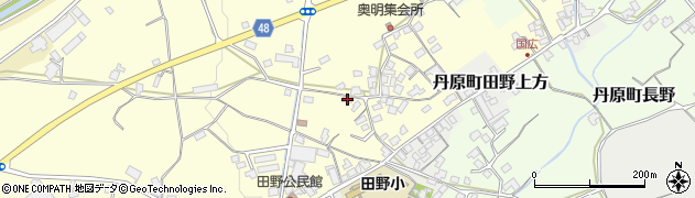 愛媛県西条市丹原町北田野1556周辺の地図