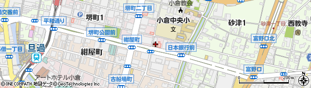福岡県北九州市小倉北区堺町2丁目周辺の地図