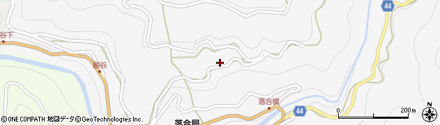 徳島県三好市東祖谷落合113周辺の地図