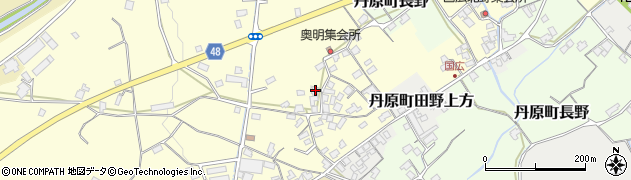 愛媛県西条市丹原町北田野1453周辺の地図