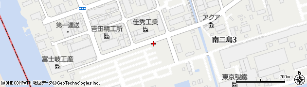 福岡県北九州市若松区南二島周辺の地図