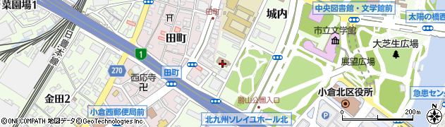 福岡県職労北九州支部東支所周辺の地図