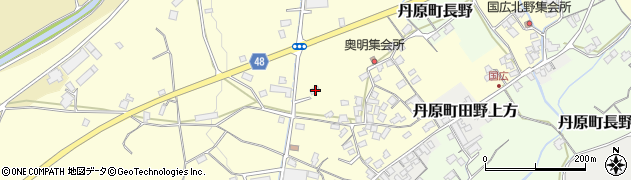 愛媛県西条市丹原町北田野1537周辺の地図