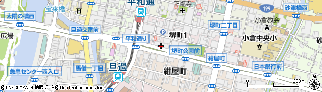 西京銀行戸畑支店周辺の地図
