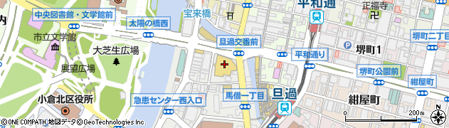 ブックセンター　クエスト小倉本店雑誌・文芸書・文庫周辺の地図
