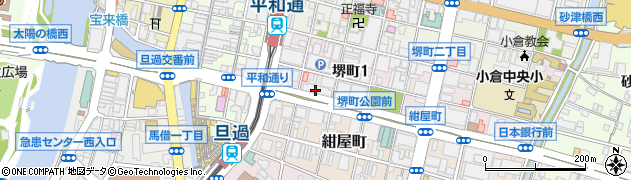 日本生命保険相互会社　北九州支社周辺の地図