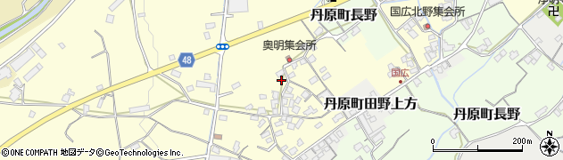 愛媛県西条市丹原町北田野1462周辺の地図