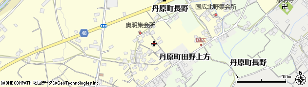 愛媛県西条市丹原町北田野1422周辺の地図