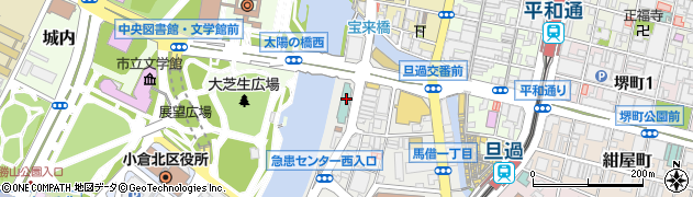 ホテルクラウンパレス小倉周辺の地図