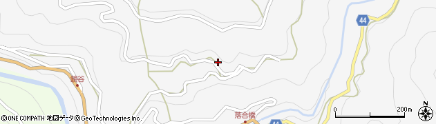 徳島県三好市東祖谷落合114周辺の地図
