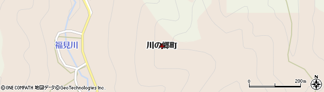 愛媛県松山市川の郷町周辺の地図