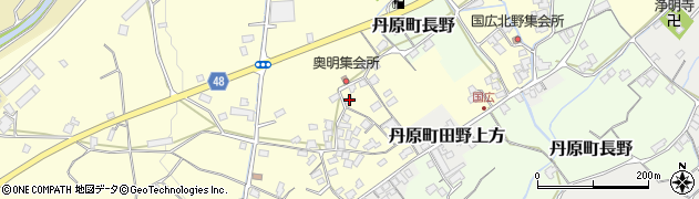 愛媛県西条市丹原町北田野1445周辺の地図