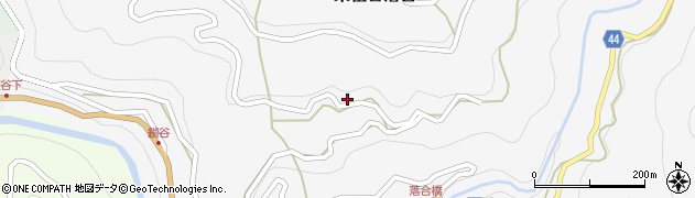 徳島県三好市東祖谷落合146周辺の地図