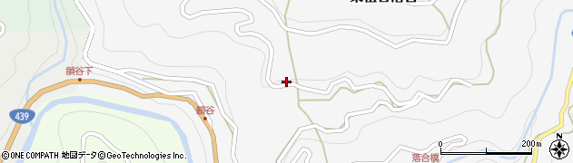 徳島県三好市東祖谷落合76周辺の地図