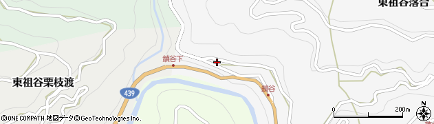 徳島県三好市東祖谷落合738周辺の地図