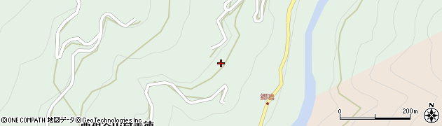 徳島県三好市西祖谷山村善徳453周辺の地図
