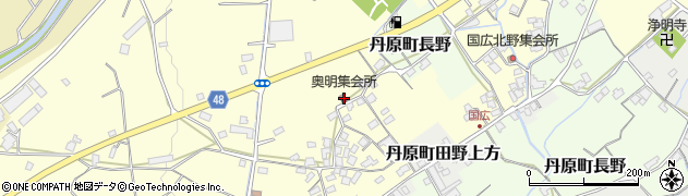 愛媛県西条市丹原町北田野1416周辺の地図
