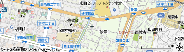 西鉄高速バス株式会社　北九州支社周辺の地図