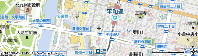 ホルモン鍋 大邱食堂 魚町本店周辺の地図
