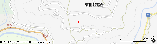 徳島県三好市東祖谷落合169周辺の地図