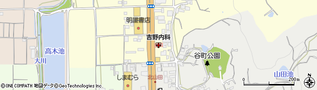 吉野内科周辺の地図