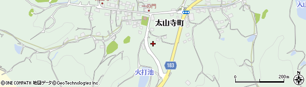 太山寺本村公園周辺の地図
