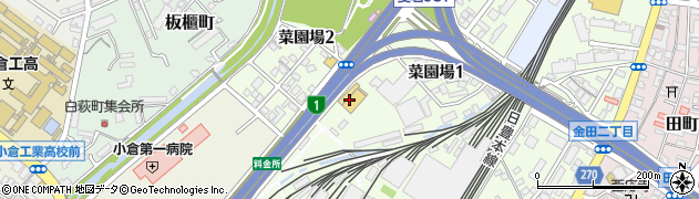 北九州ダイハツ販売株式会社　中古車センター周辺の地図