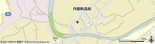 愛媛県西条市丹原町高松甲-1352周辺の地図