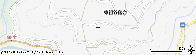 徳島県三好市東祖谷落合260周辺の地図