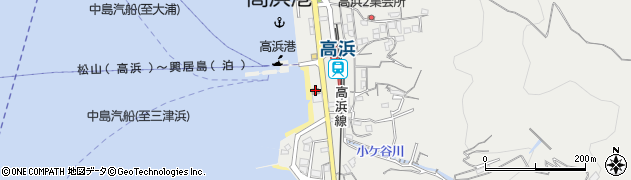 高浜郵便局周辺の地図